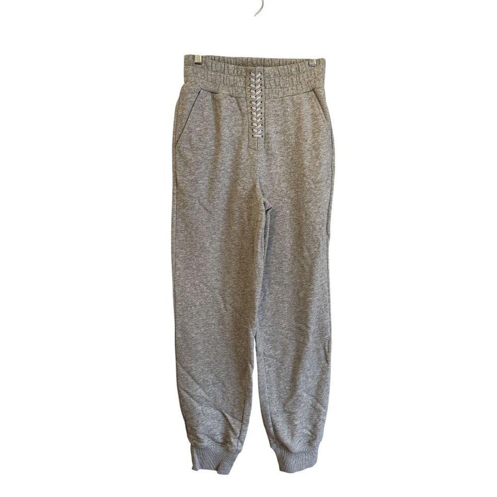 NEW Generation Love Lace Up Sweatpant Joggers Gray Size XS Sample [jb]